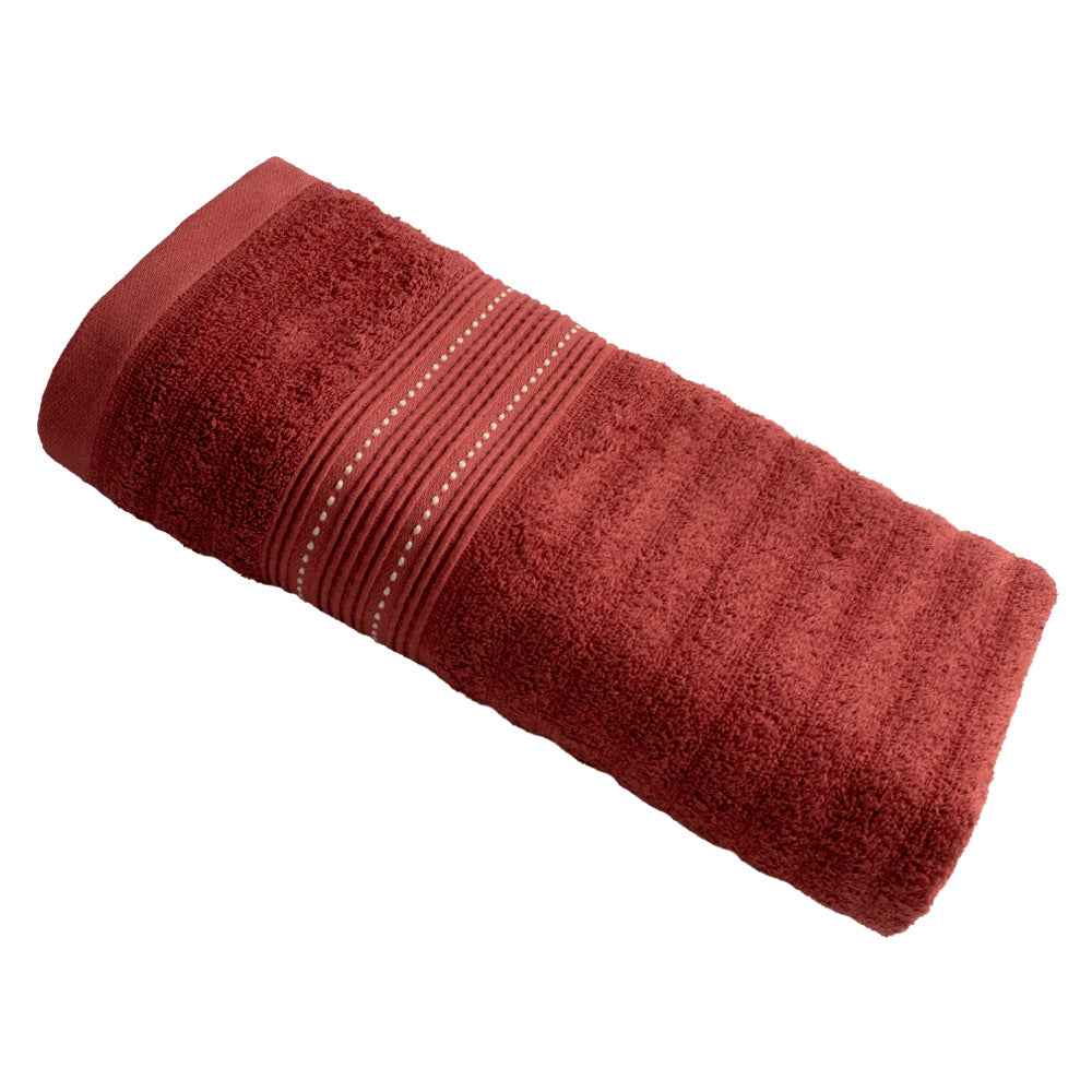 Toalla de Cuerpo Cáñamo 500gr Rojo Mineral