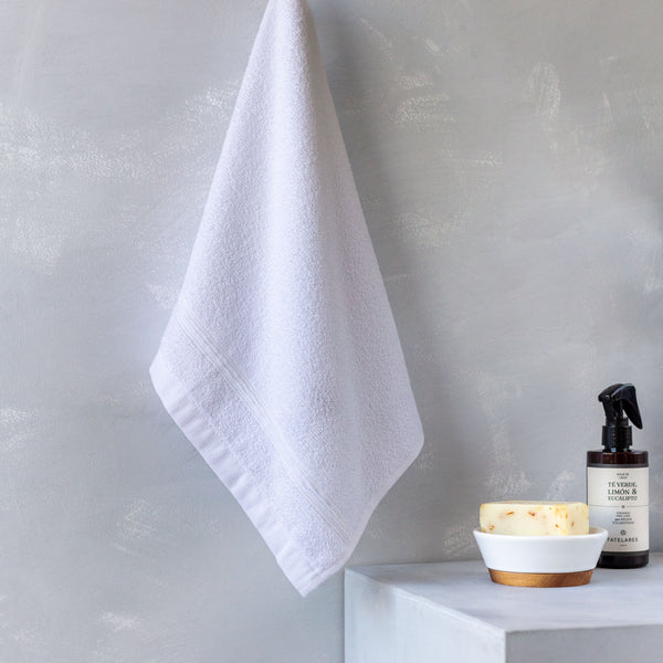 Toalla de Manos Zambita 40x65cm 350gr Blanco