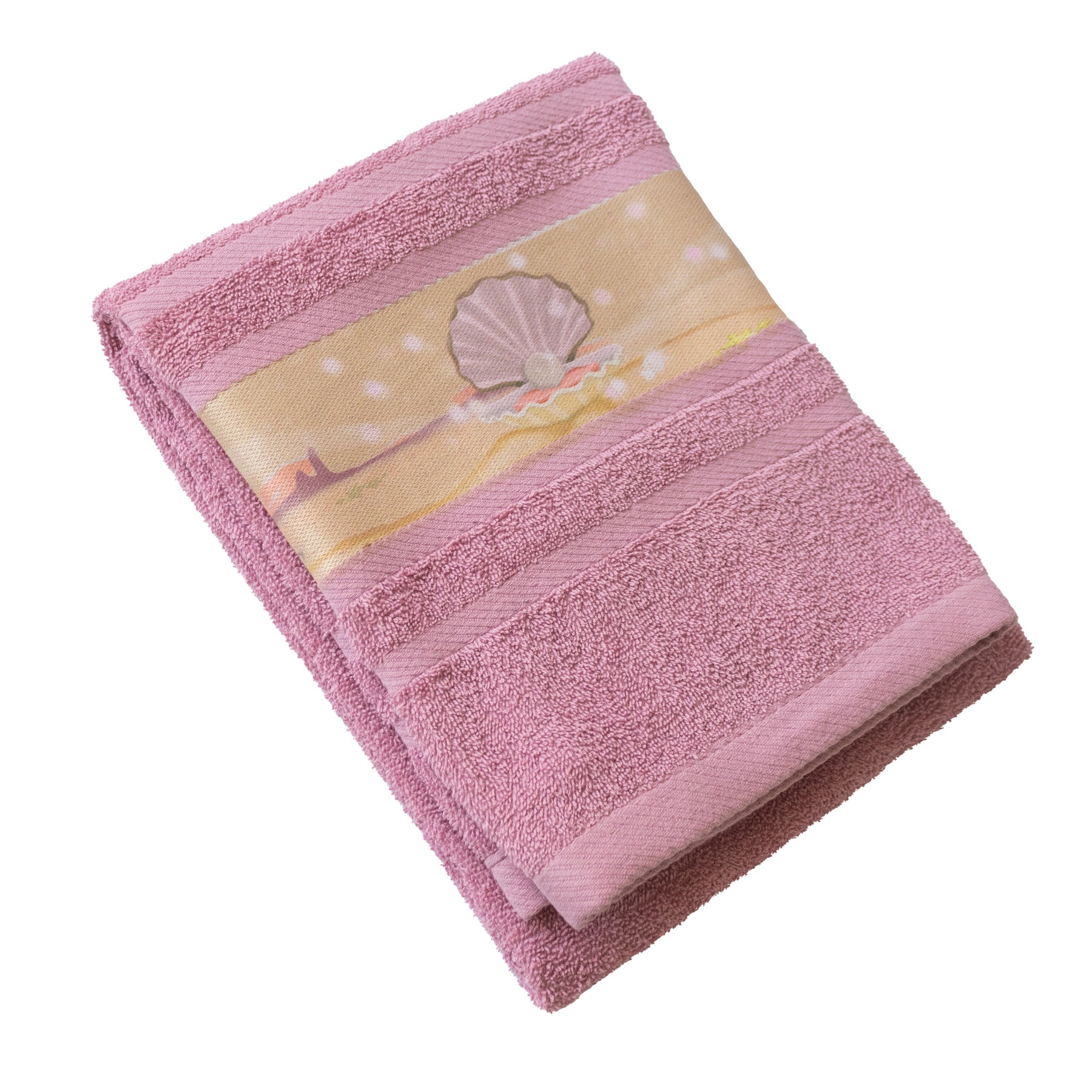 Toalla de Cuerpo Infantil Botánica Caracola 70x130 cm 400gr Lila