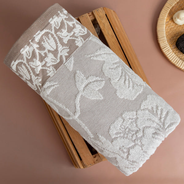 Toalla de Cuerpo Bell Jacquard 70x140cm 500gr Beige