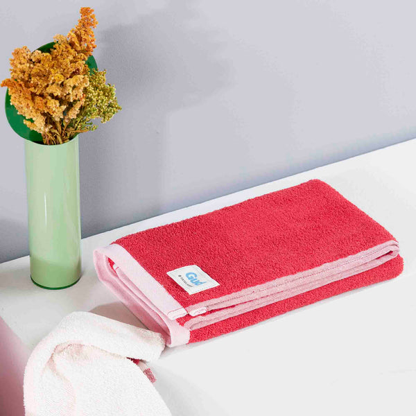 Toalla de Cuerpo Dúo Marcos 70x140 cm 450gr Rojo / Rosa
