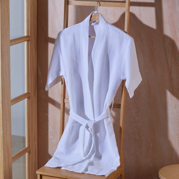 Bata Piqué Masculina Blanco