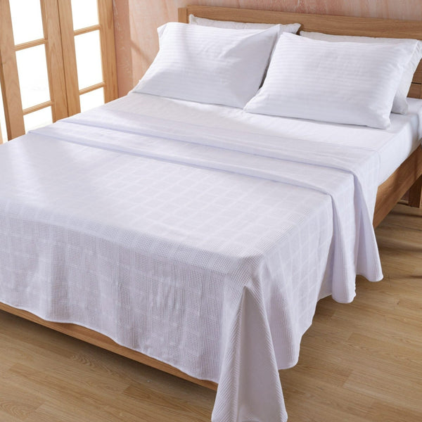 Sobrecama Piqué Blanco