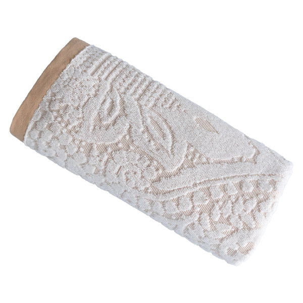 Toalla Figaro Jacquard Crema/Beige Latte 500gr