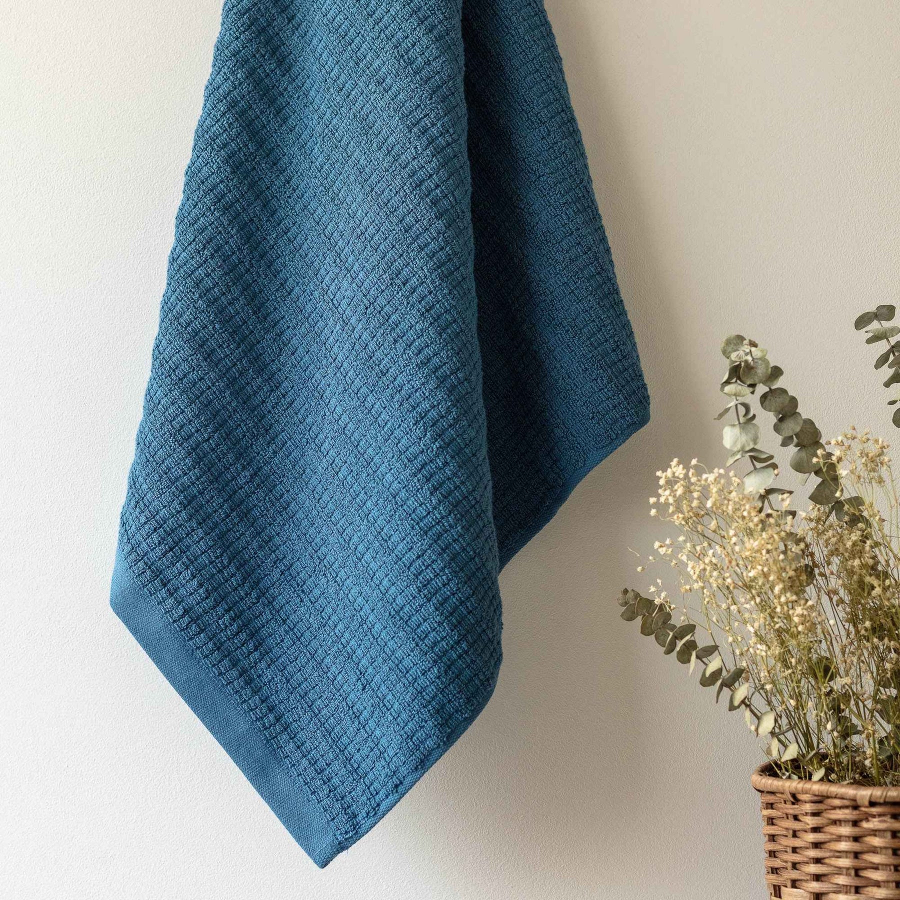 Toalla de Cuerpo Mimbre 70x140 cm 500gr Azul Hierro