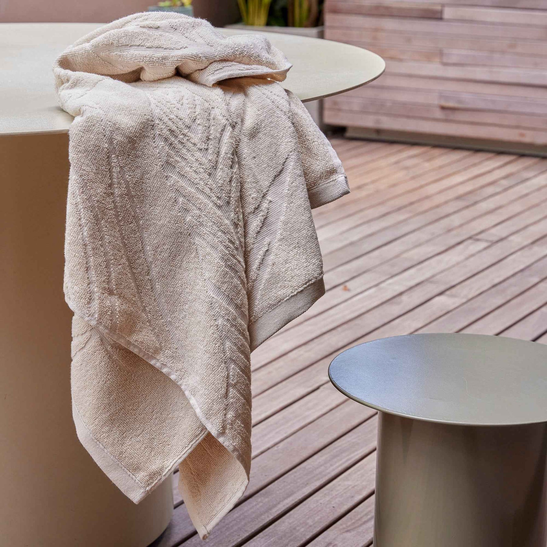 Toalla de Cuerpo Jacquard Naturaleza 70x140cm 450gr