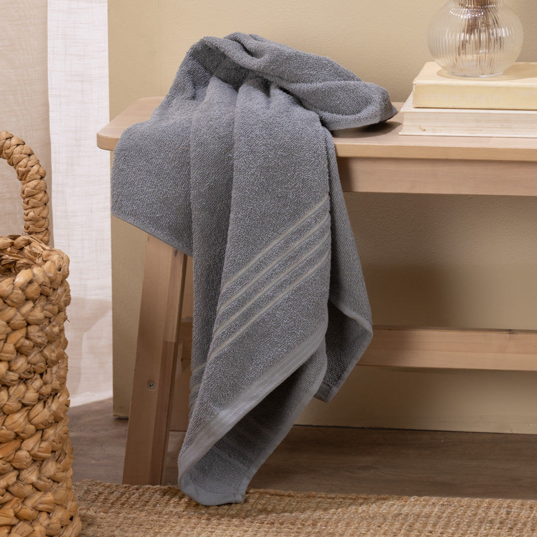 Toalla de Cuerpo Ademuz 70x140 cm 400gr Gris Concreto