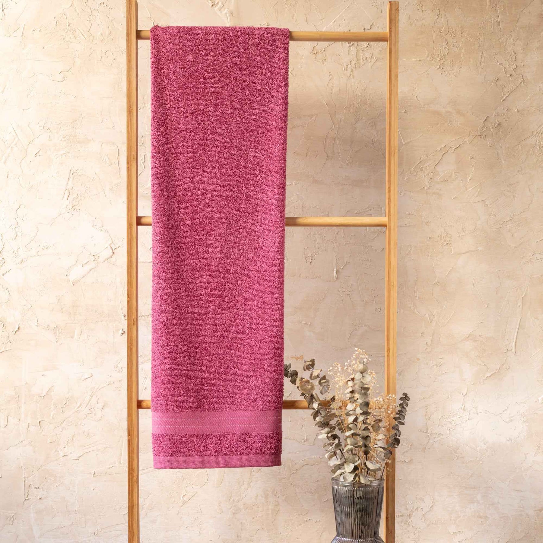 Toalla de Cuerpo Amparo 70x130cm 350gr Rosado Malaga