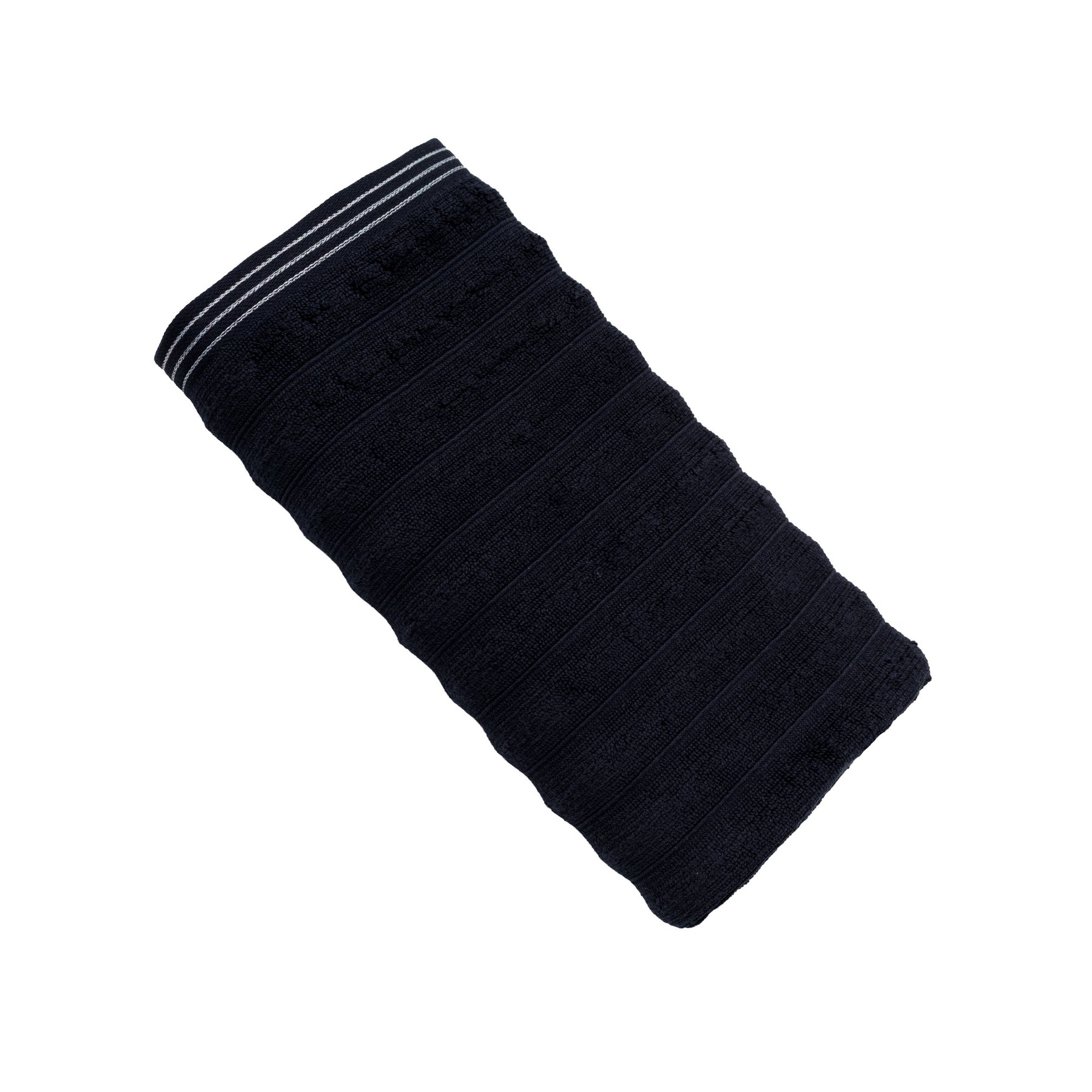 Toalla de Cuerpo Black White 70x140cm 600gr Negro