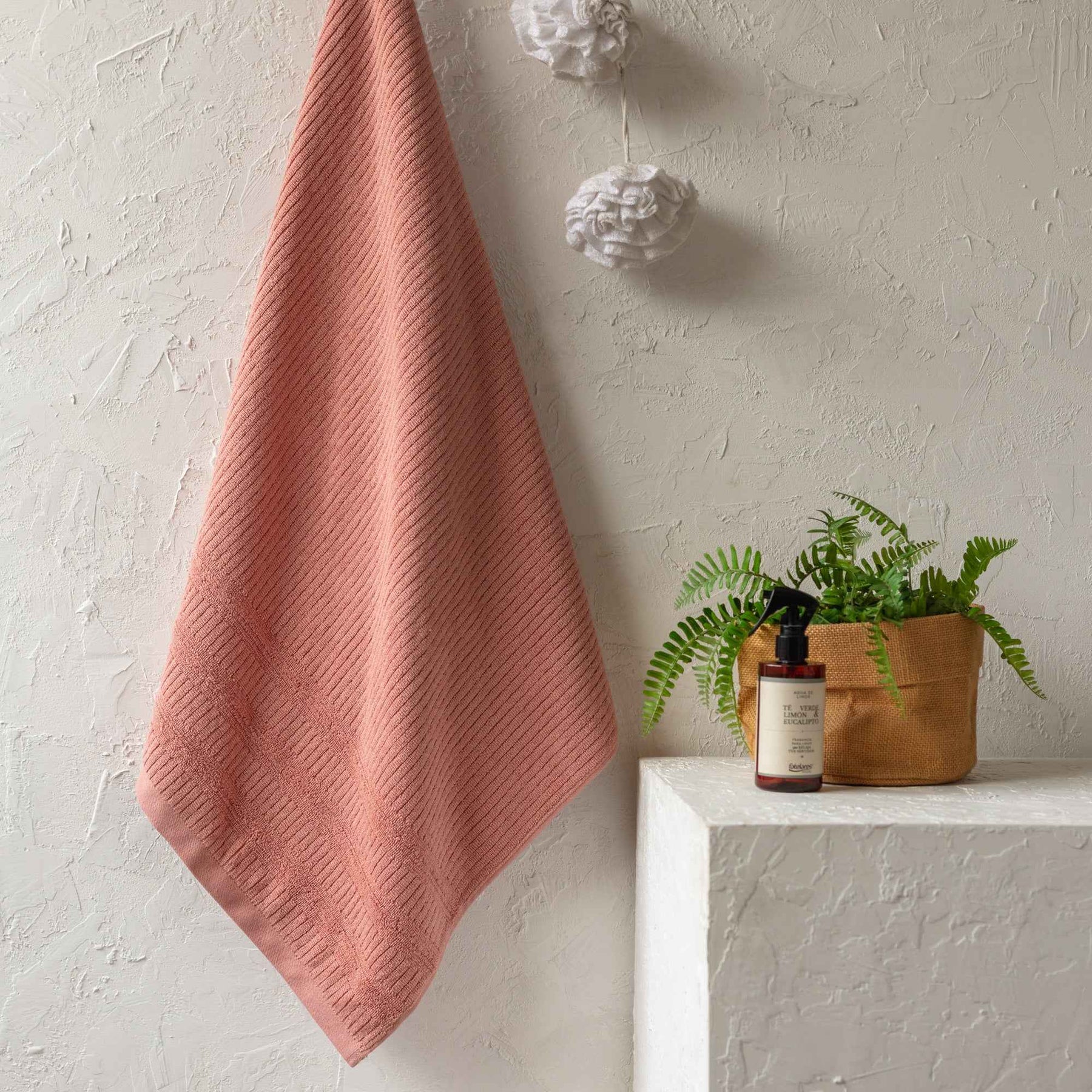 Toalla de Cuerpo Cetus 70x140cm 500gr Rosa Crepé