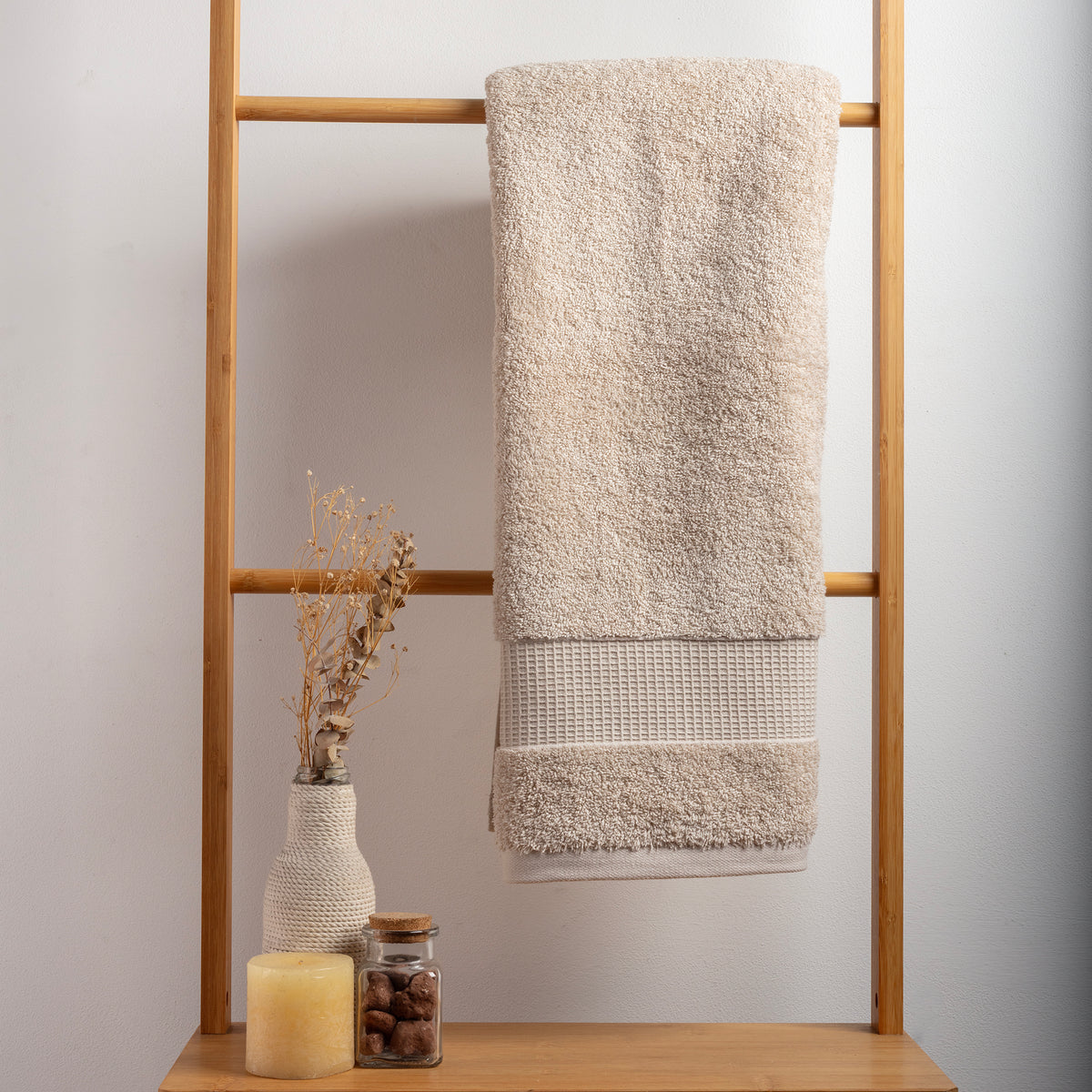 Toalla de Cuerpo Maga 70x140 cm Beige 620 gr