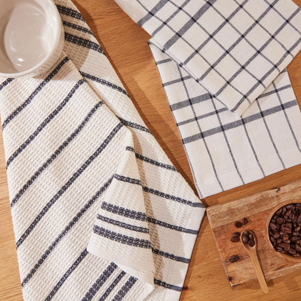 Juego x 2 Limpiones de Cocina 40x70 cm Crudo/Negro