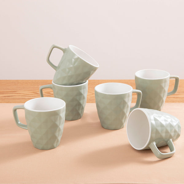 Set x 6 Mugs de Cerámica de 375ml Behome