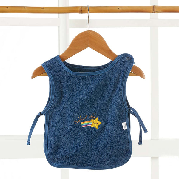 Babero Baby bordado Azul