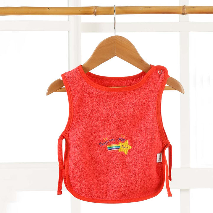 Babero Baby bordado Coral