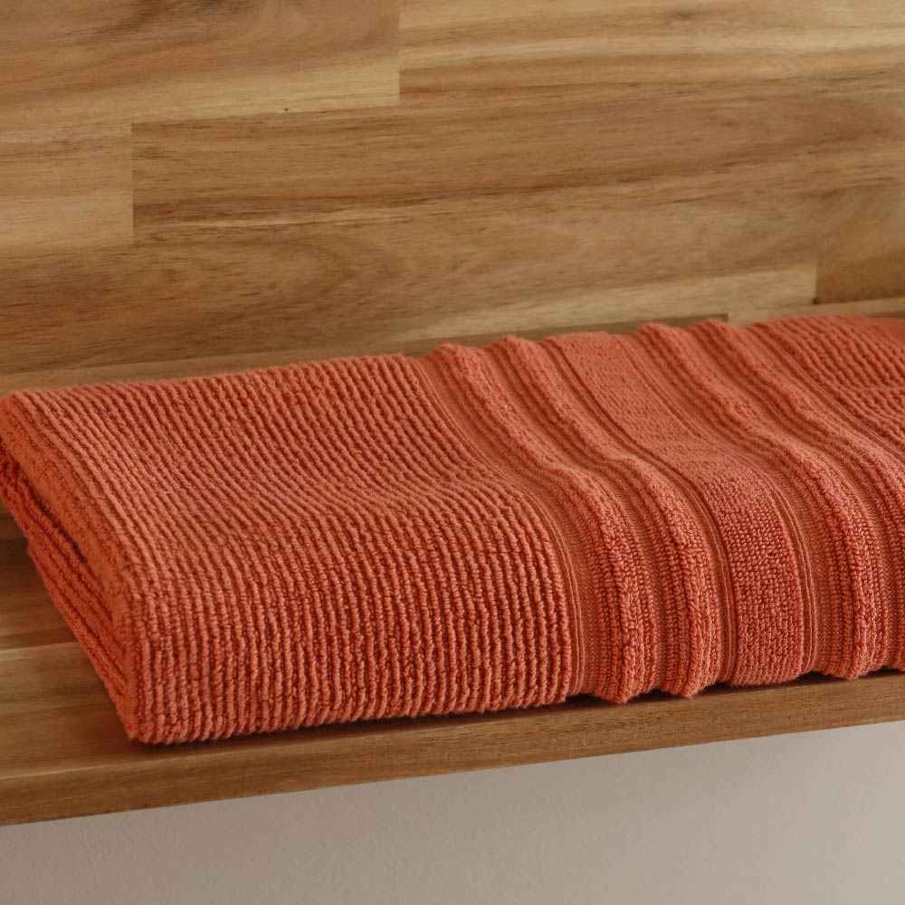 Toalla Helecho 70x140cm Cuerpo Terracota 500gr