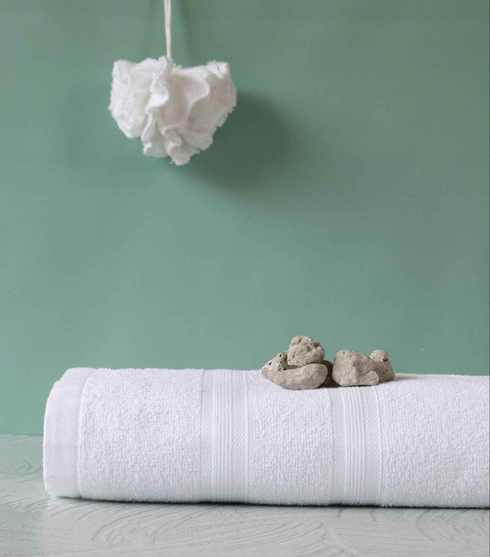 Toalla de Cuerpo Cristal 60x120cm Blanco 350gr